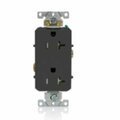 Leviton OUTLET DPLEX DP BLK 20A TDR20-00E